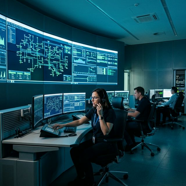 Energy operations setting representing reporting visibility and control.
